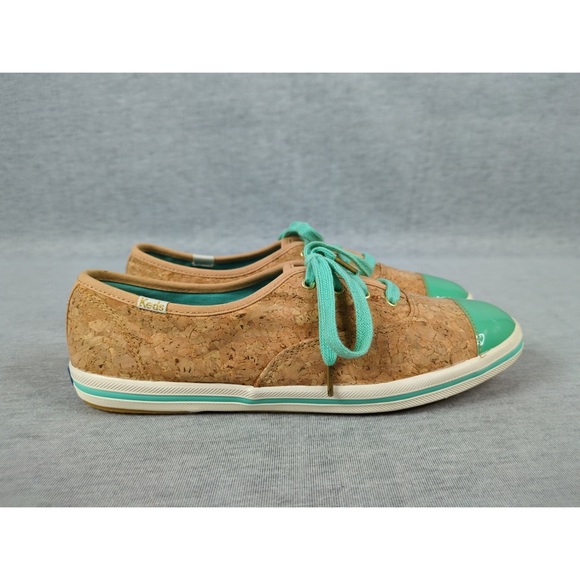 🐆 W/8 Keds x Kate Spade Cork Print Sneakers - Picture 8 of 16